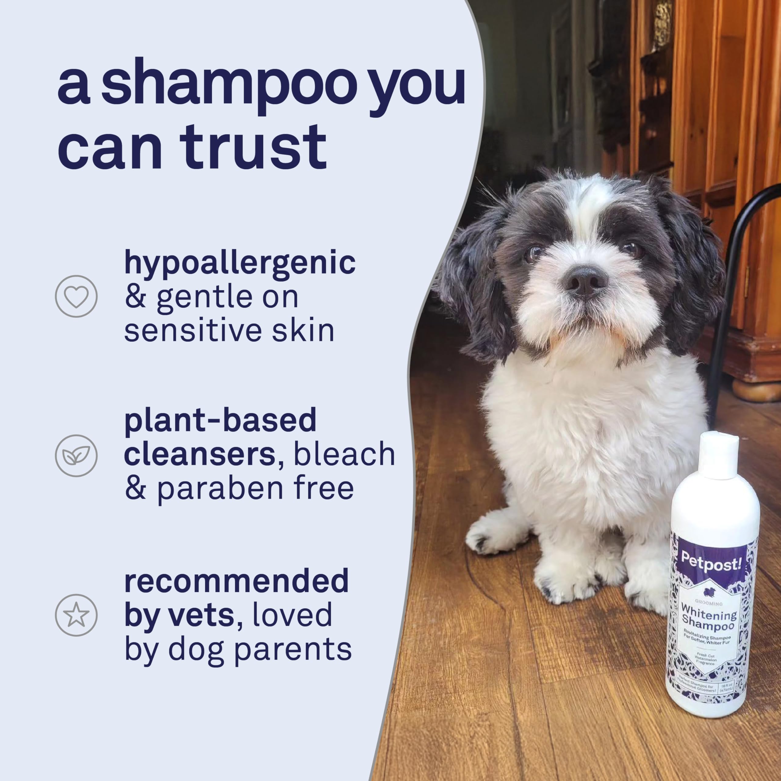 Petpost détail ingrédients aloe et noix de coco pour apaiser