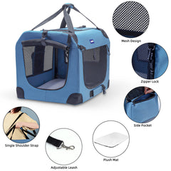 Petprsco panneau en mesh pour ventilation 360% et visibilité