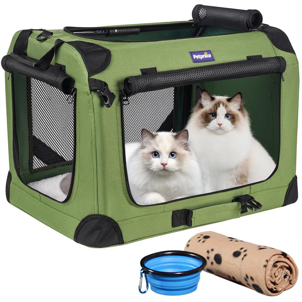Petprsco transporteur face avant montrant ventilation et solidité