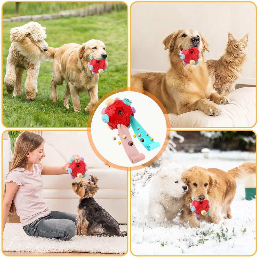 Petration snuffle ball carotte couineuse incluse ajoutant stimulation sonore