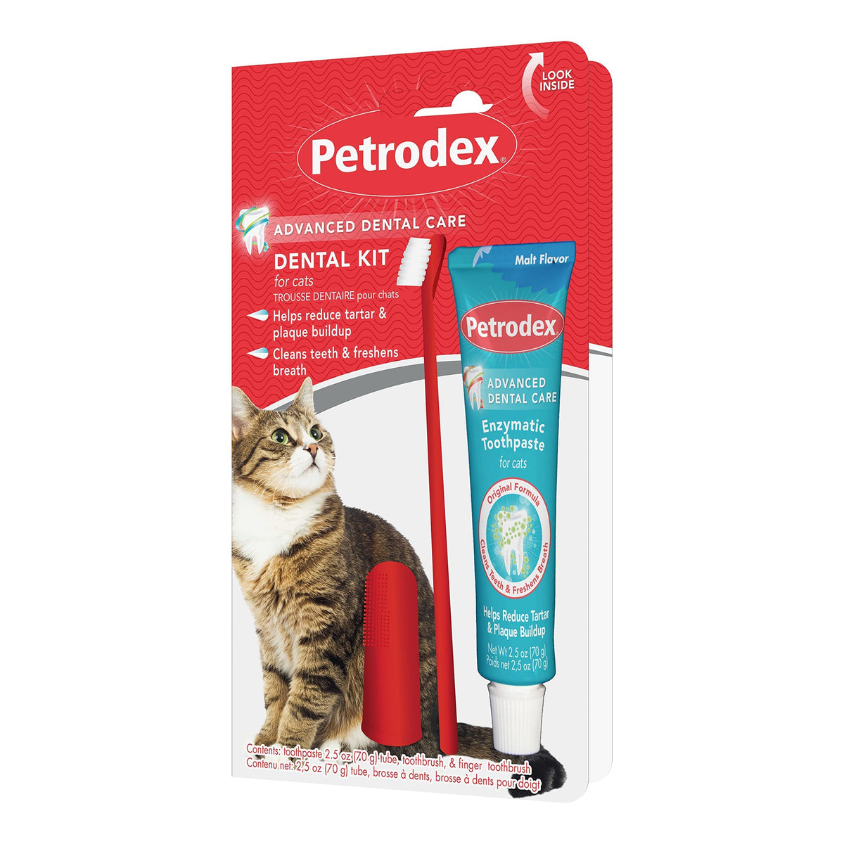 Petrodex packaging avant affichant le kit complet et bénéfice hygiène