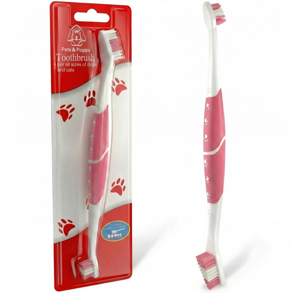 Pets & Pupps brosse face avant montrant emballage et design pratique