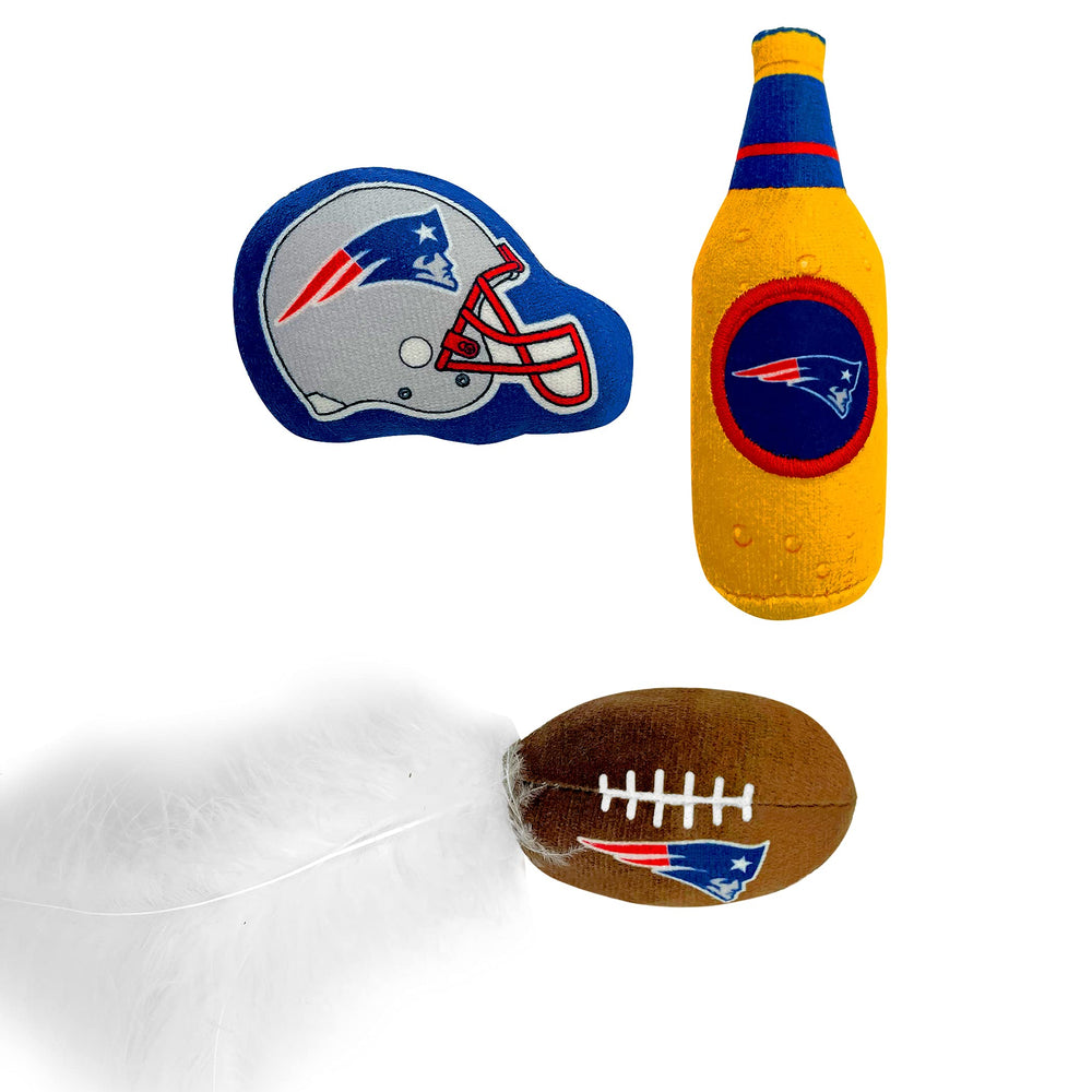 Pets First ballon avec plumes et logo, stimule chasse et sauts