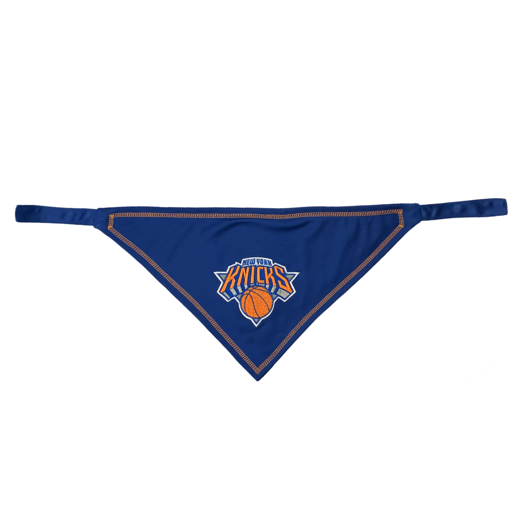 Pets First gros plan broderie Knicks montrant finition durable et nette