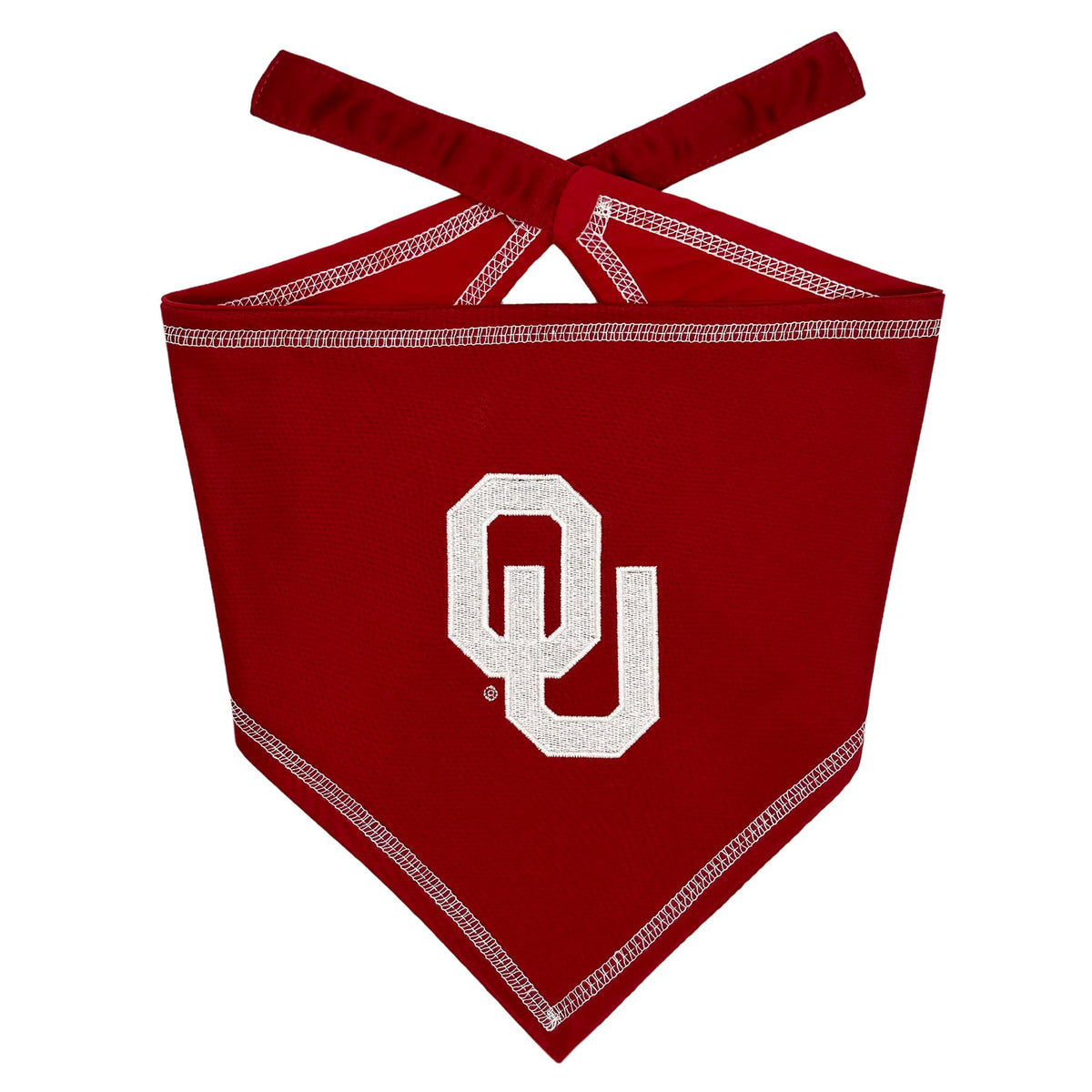 Pets First bandana Oklahoma Sooners face avant, emblème visible et look festif
