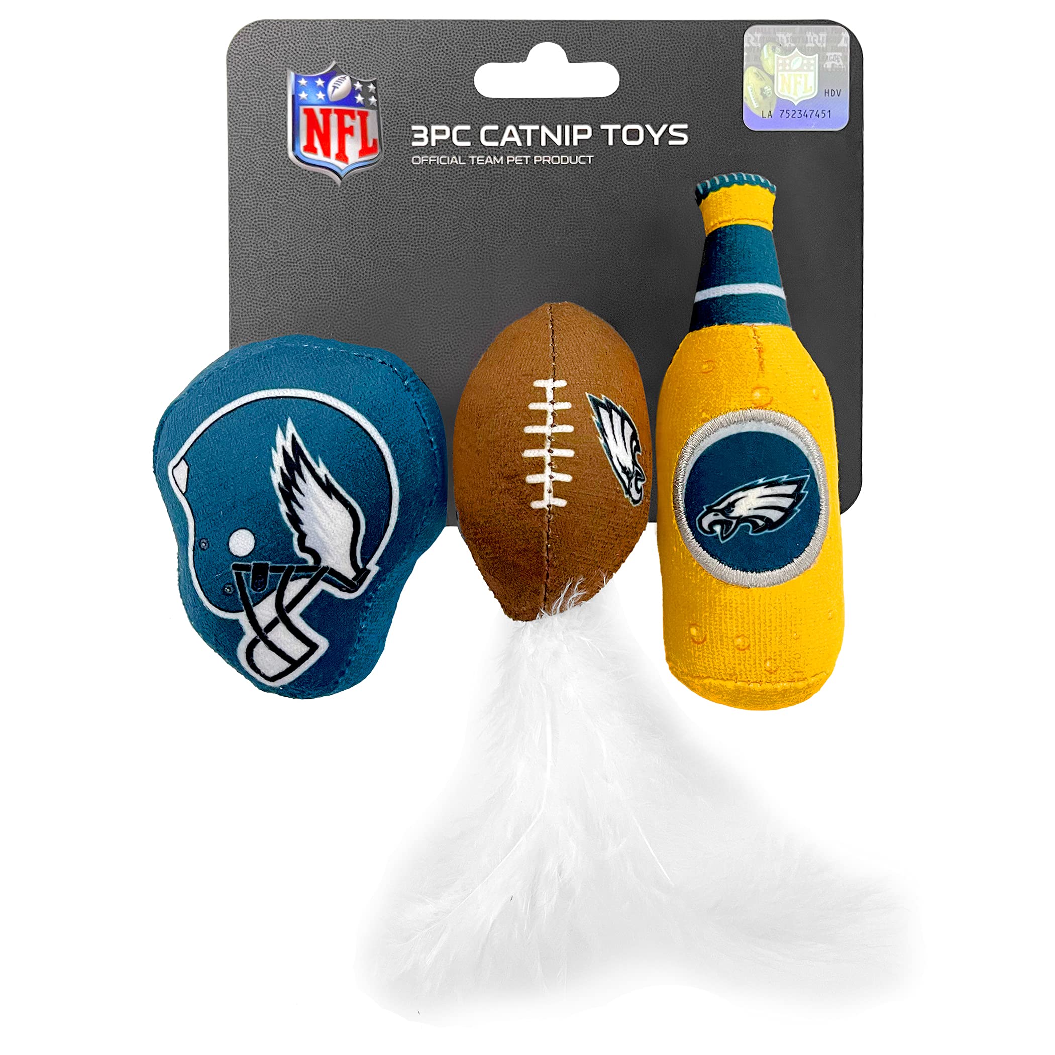 Pets First casque Philadelphia Eagles en peluche, attire le jeu actif