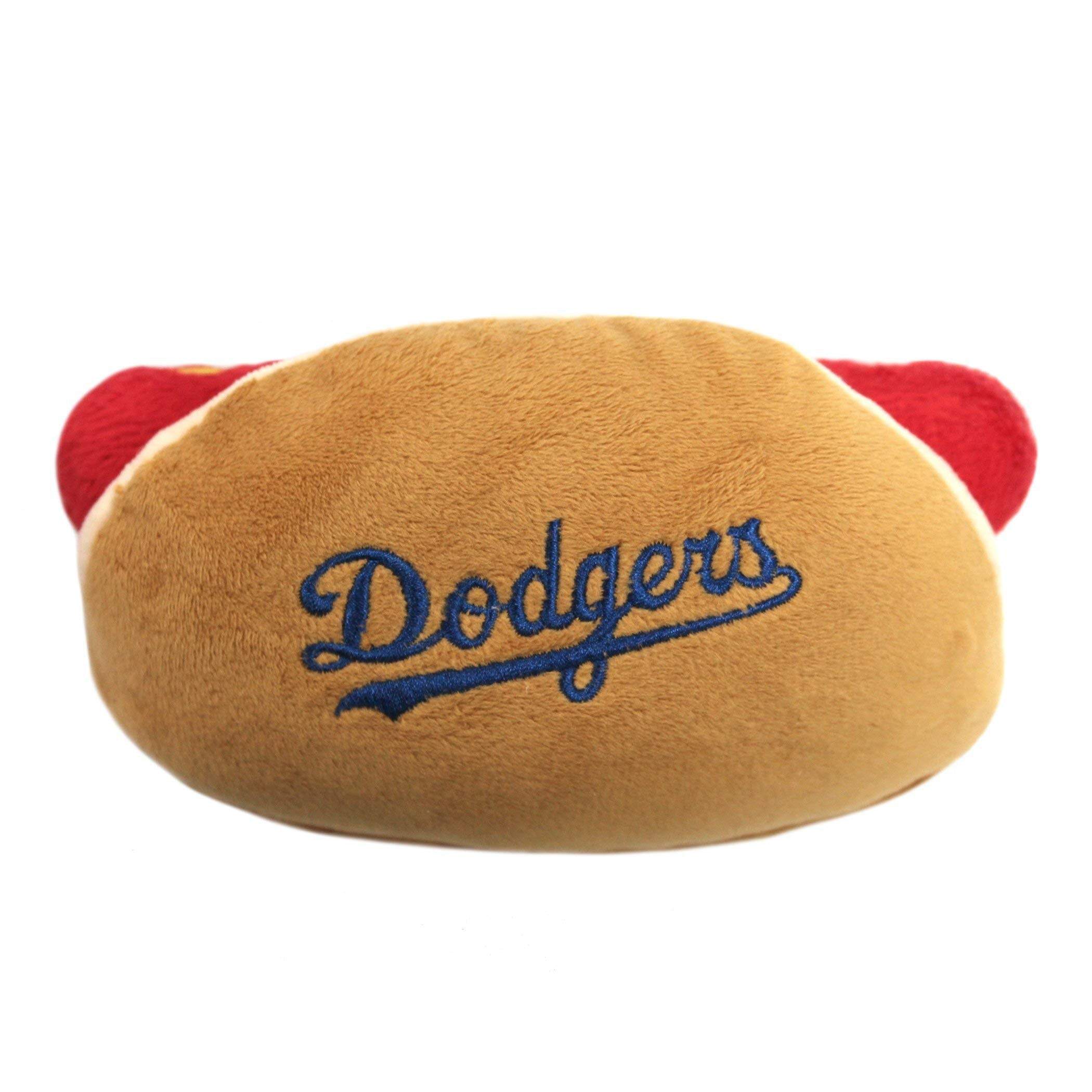 Pets First hot-dog Dodgers face avant montrant design et couleur, attire le jeu