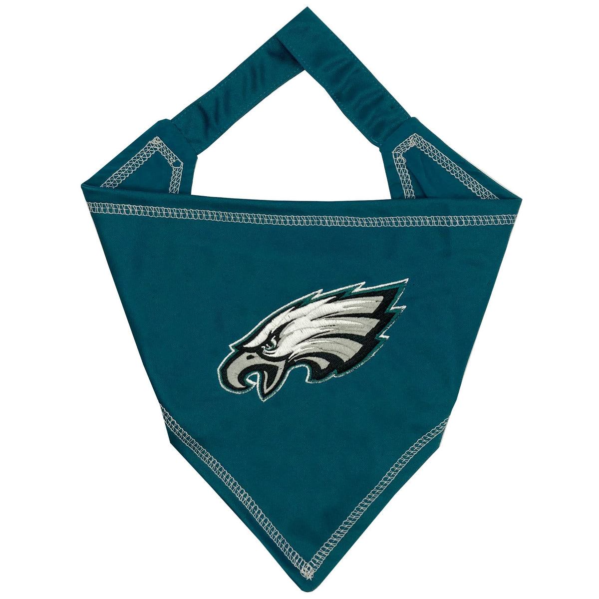Pets First bandana Philadelphia Eagles face avant montrant logo et style