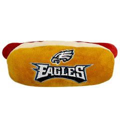 Pets First hot dog avant montrant logo Philadelphia Eagles et attractivité pour jeu