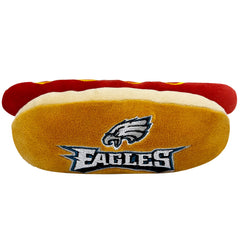 Pets First gros plan sur la texture en peluche et broderie Eagle durable et douce