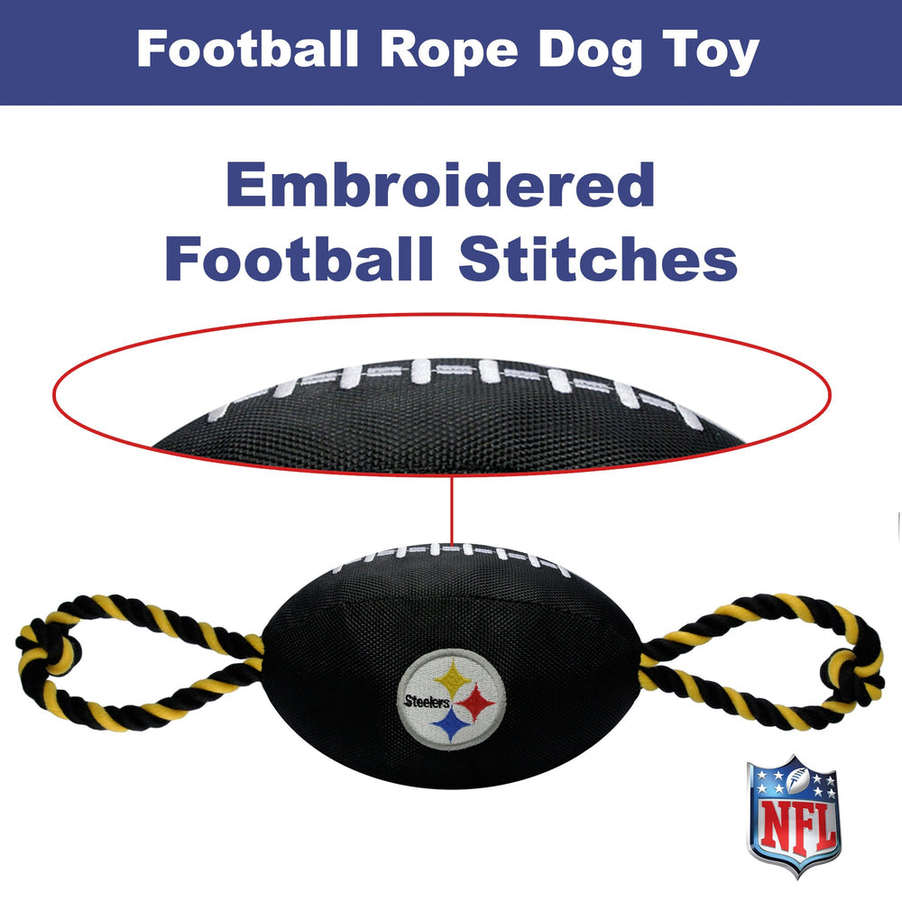 Pets First logo Pittsburgh Steelers tissé, look officiel et fan