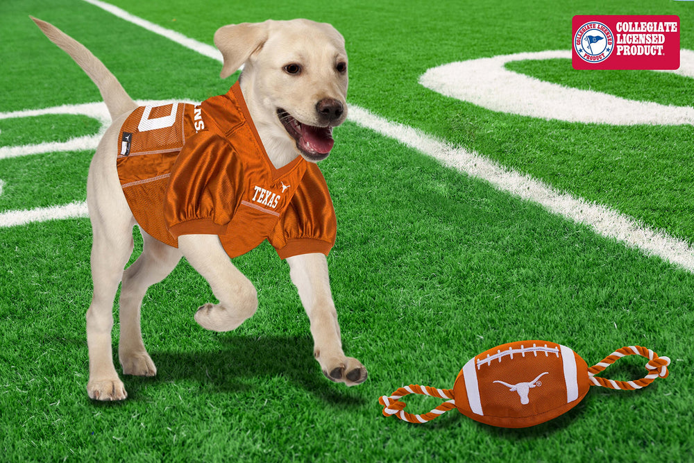 Pets First étiquette officielle NCAA tissée assurant authenticité et qualité
