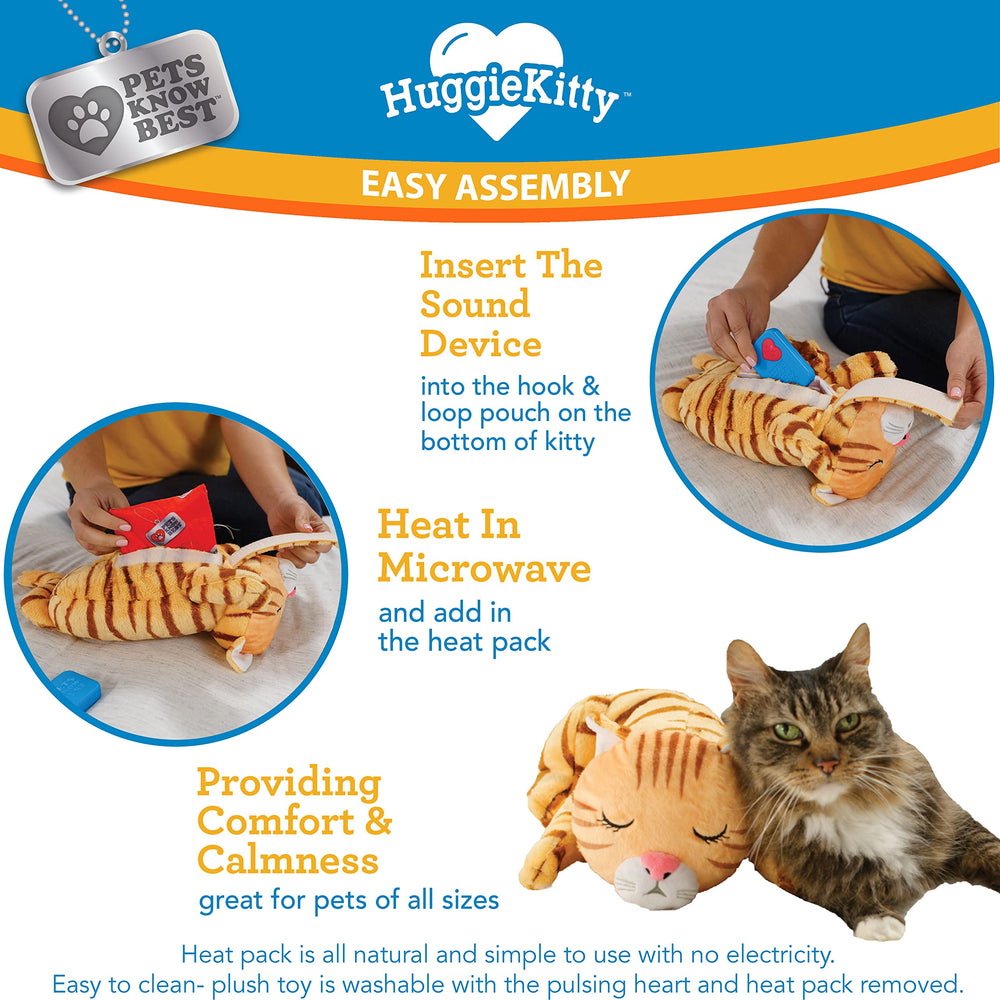 Pets Know Best HuggieKitty insert chauffant amovible offrant chaleur réconfortante