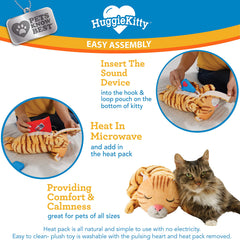 Pets Know Best HuggieKitty insert chauffant amovible offrant chaleur réconfortante