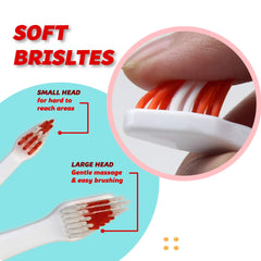 Pets & Pupps brosse utilisée sur chat pour zones difficiles d'accès
