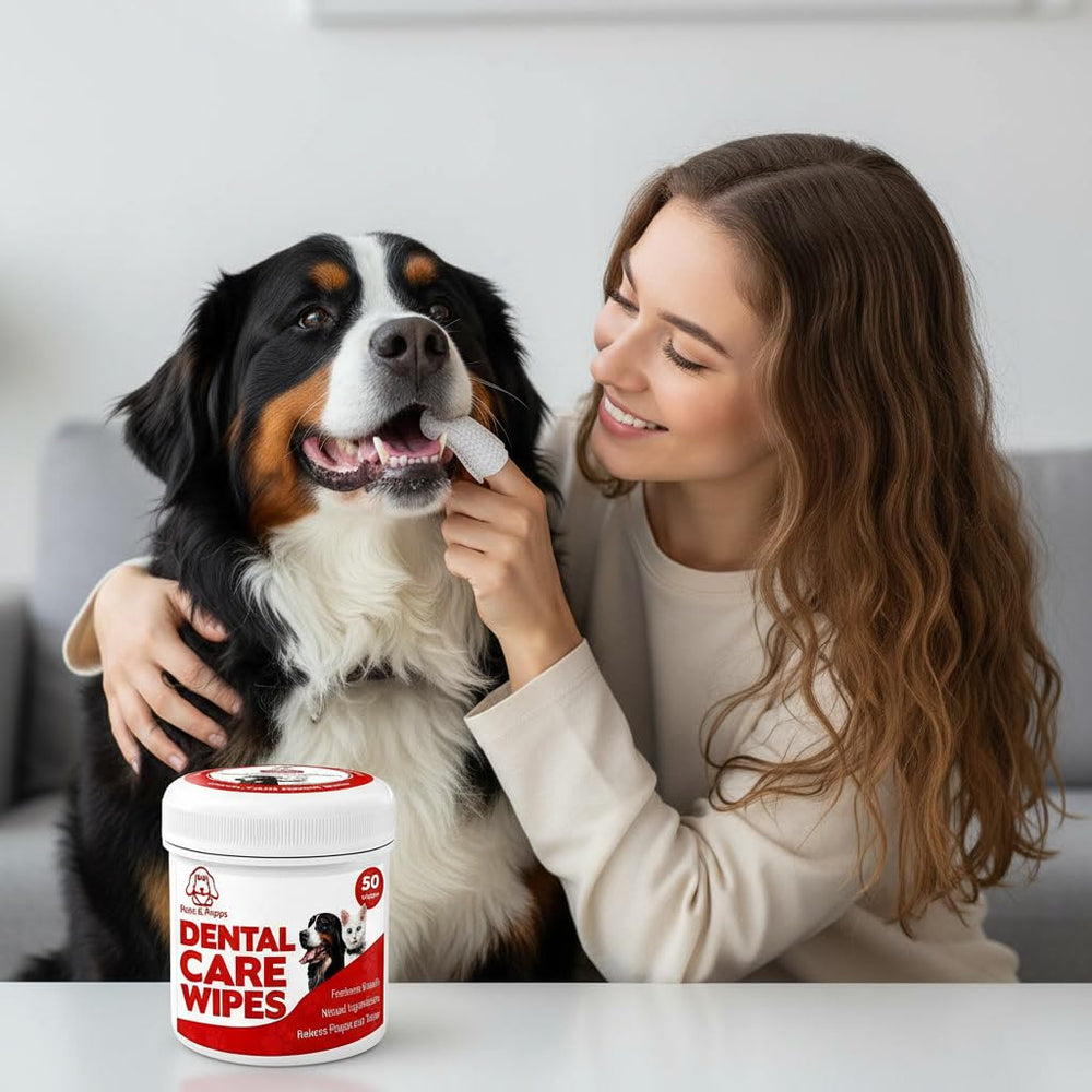 Pets & Pupps lingettes présentées en voyage, solution hygiène dentaire nomade