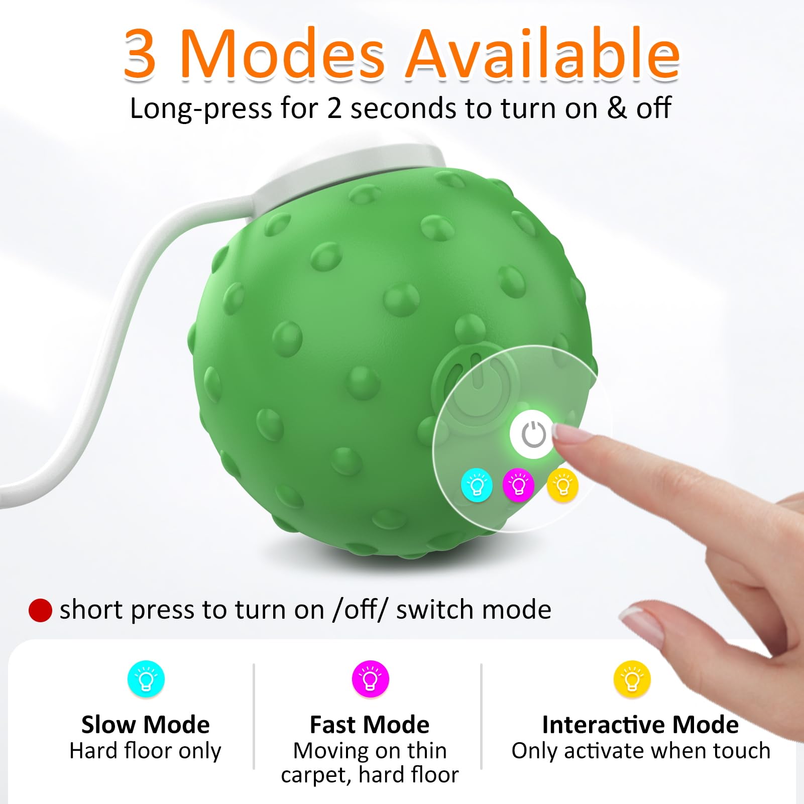 Petsaduaa voyants lumineux indiquant modes lent et rapide pour réglage
