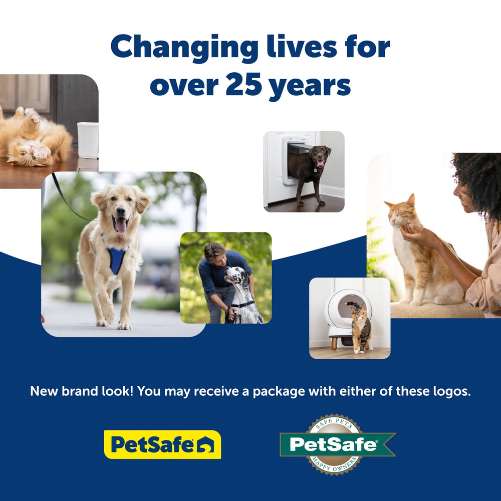 emballage PetSafe avec tournevis illustrant installation rapide par l'utilisateur