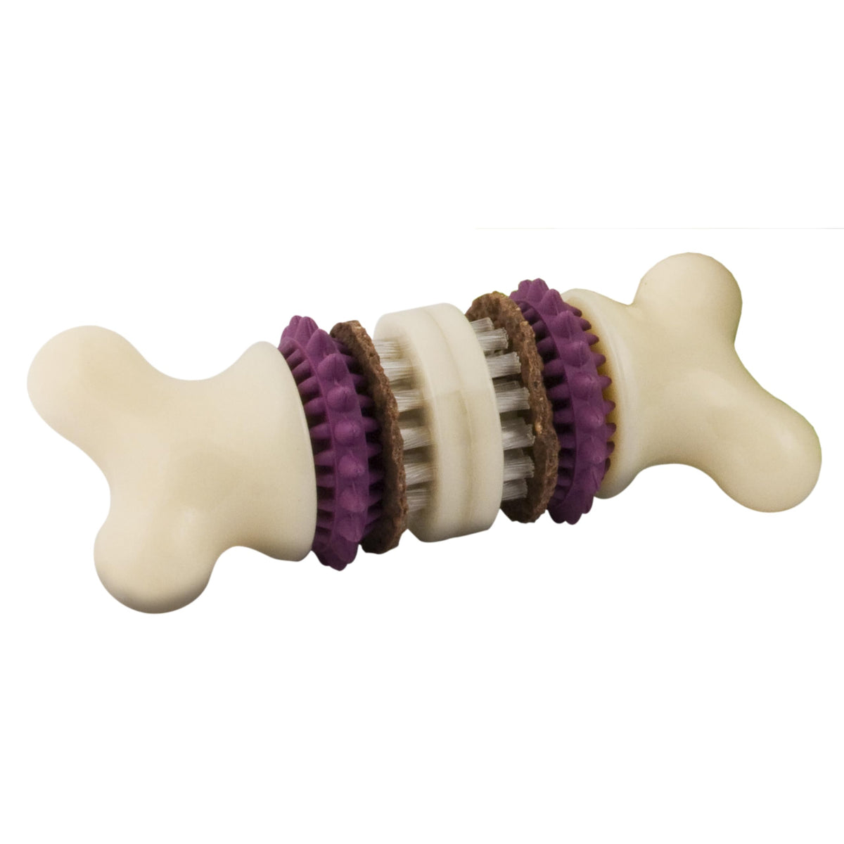 PetSafe Bristle Bone face avant montrant la forme et la durabilité pour mastiquer