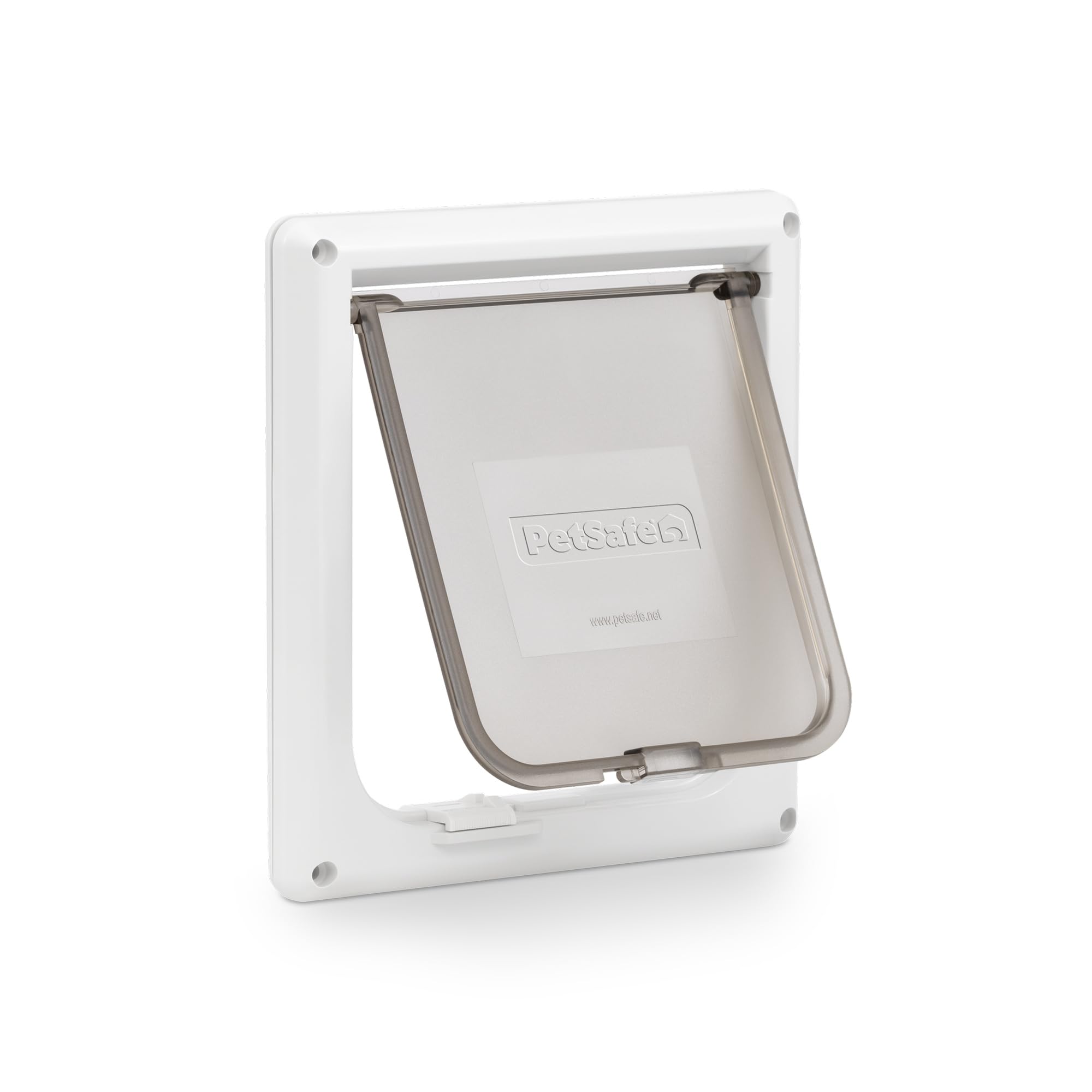PetSafe chatière face avant blanche montrant design robuste et accès sécurisé