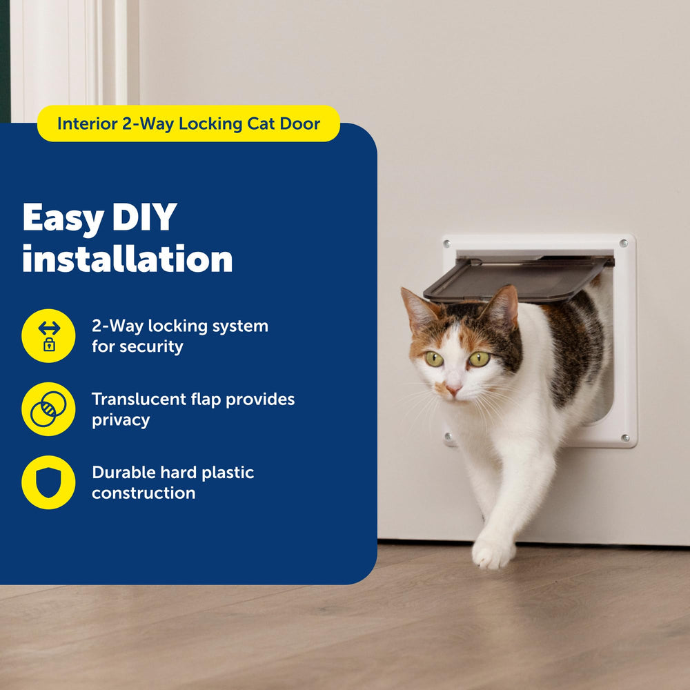 PetSafe chatière gabarit d'installation et quincaillerie pour montage simple