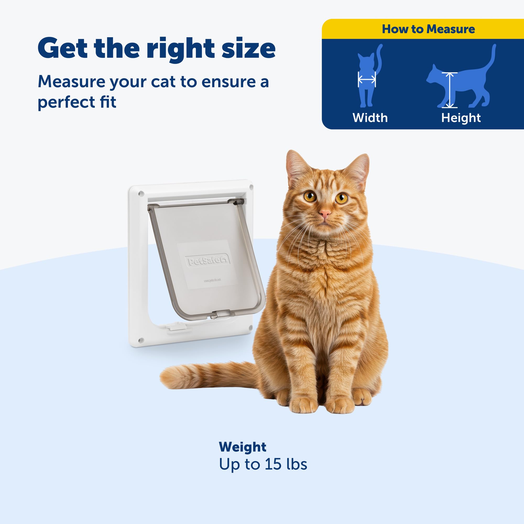 PetSafe chatière détail du verrou inférieur garantissant contrôle d'accès