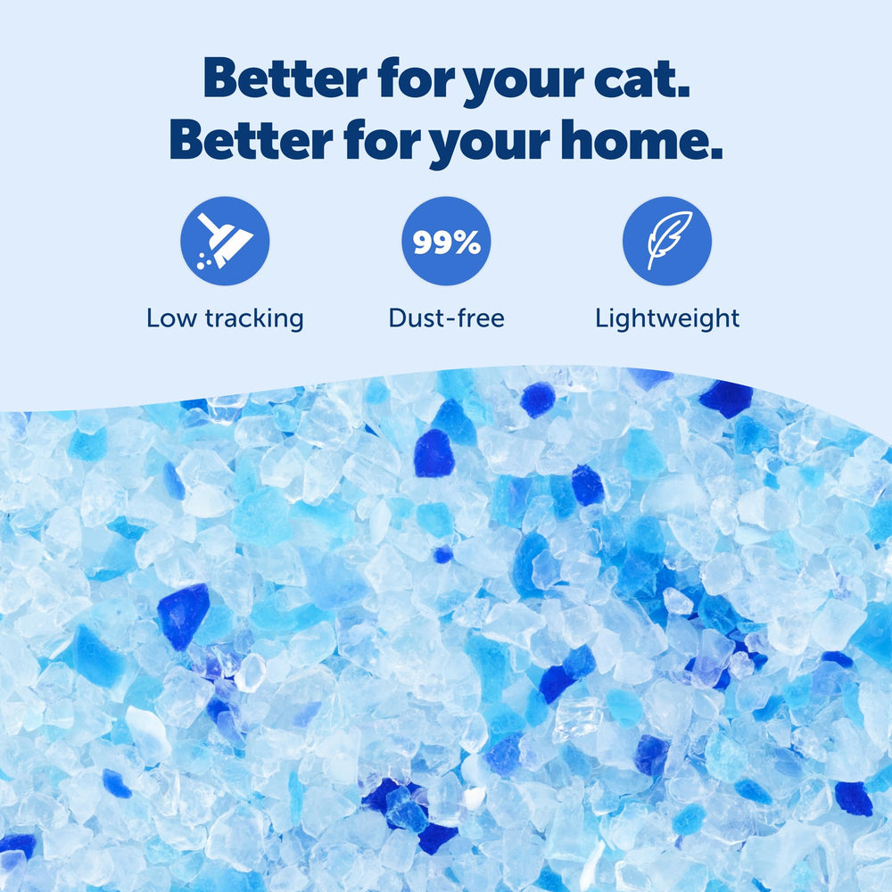 PetSafe texture des cristaux montrant capacité d'absorption rapide