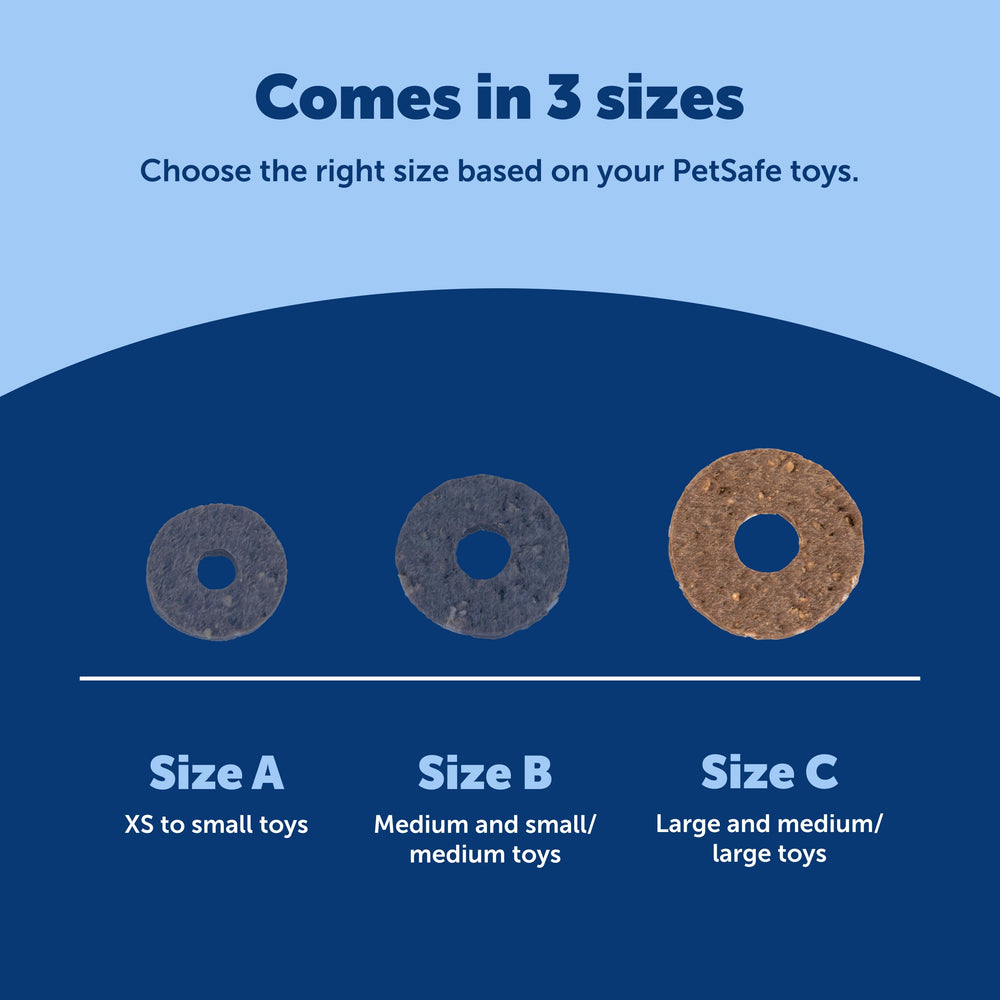 PetSafe comparaison de taille avec une main pour visualiser l'échelle utile au choix de la taille