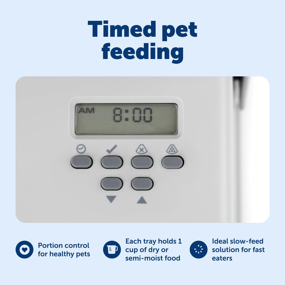 PetSafe comparaison taille à côté d'un bol montrant capacité adaptée petits animaux