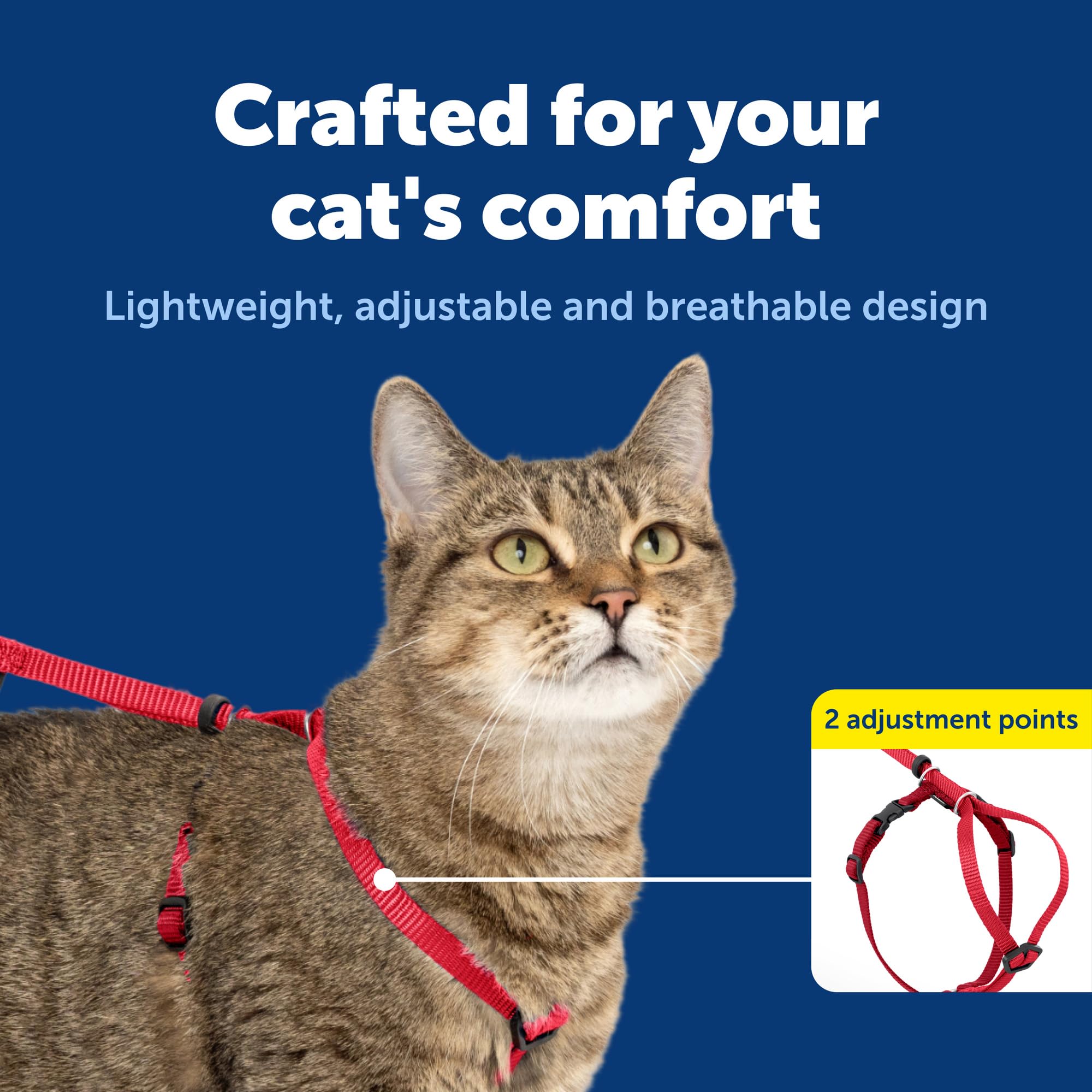 PetSafe dos du harnais avec coutures renforcées pour durabilité