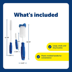 PetSafe brosse moyenne tige gainée anti-rouille pour canaux étroits