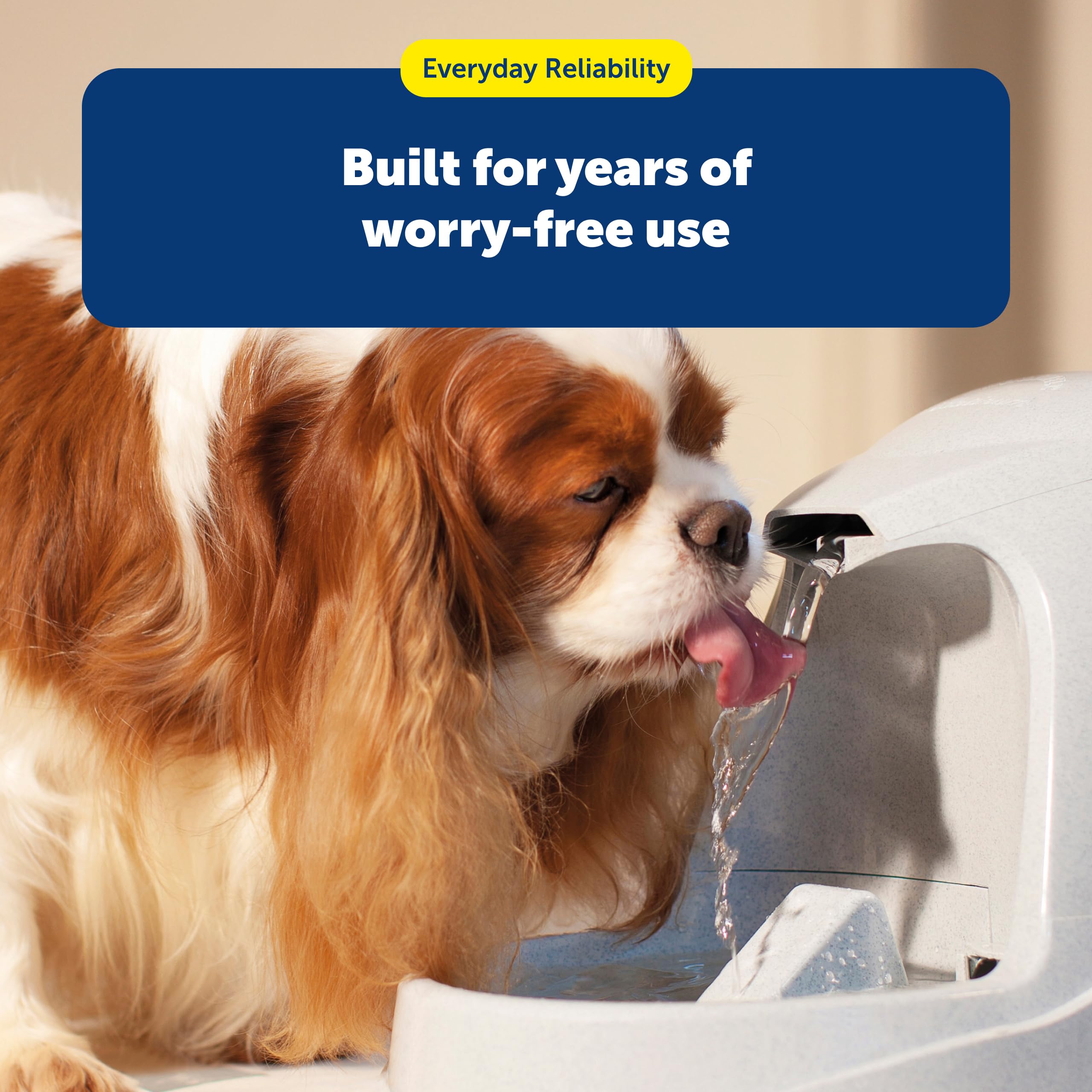 PetSafe Drinkwell étiquette montrant compatibilité avec modèles, certitude d'ajustement