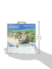 PetSafe détail du préfiltre mousse illustrant capture des poils et débris