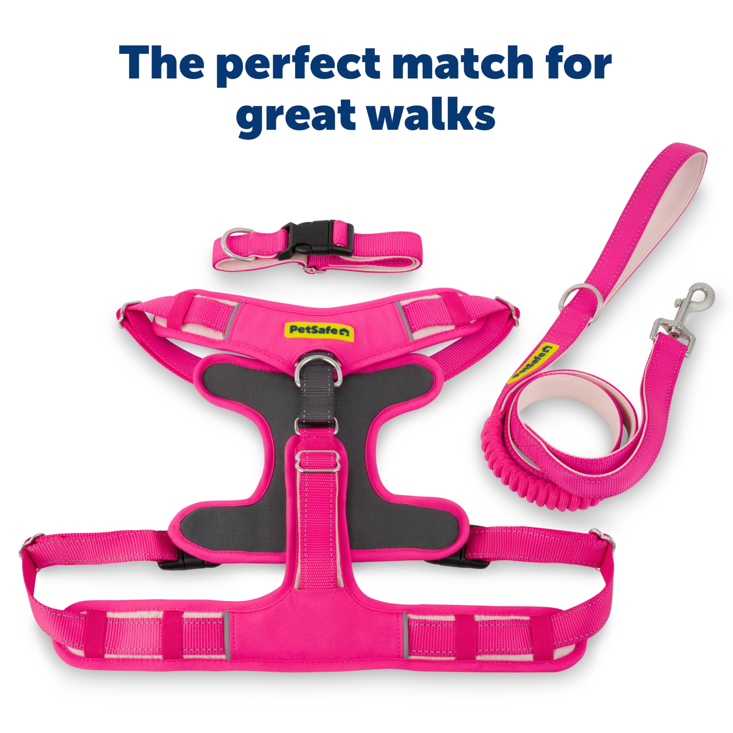 PetSafe harnais Easy Walk ensemble coordonné laisse et collier disponibles