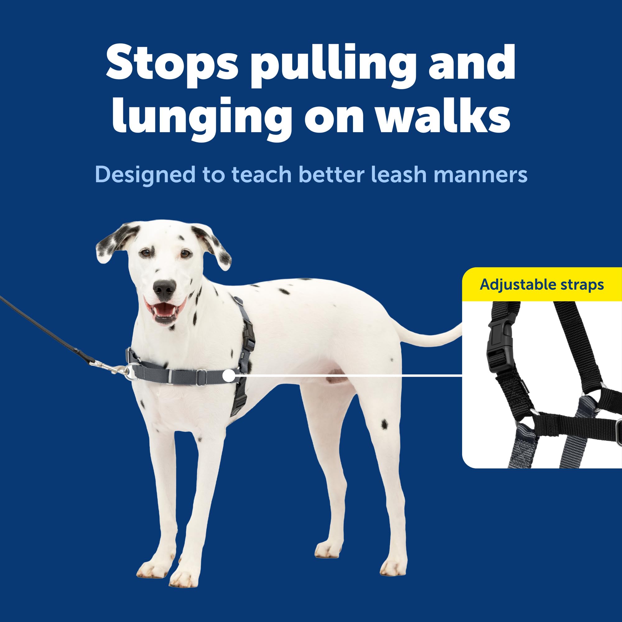 PetSafe harnais détail sangle ventrale contrastée pour enfiler plus facilement
