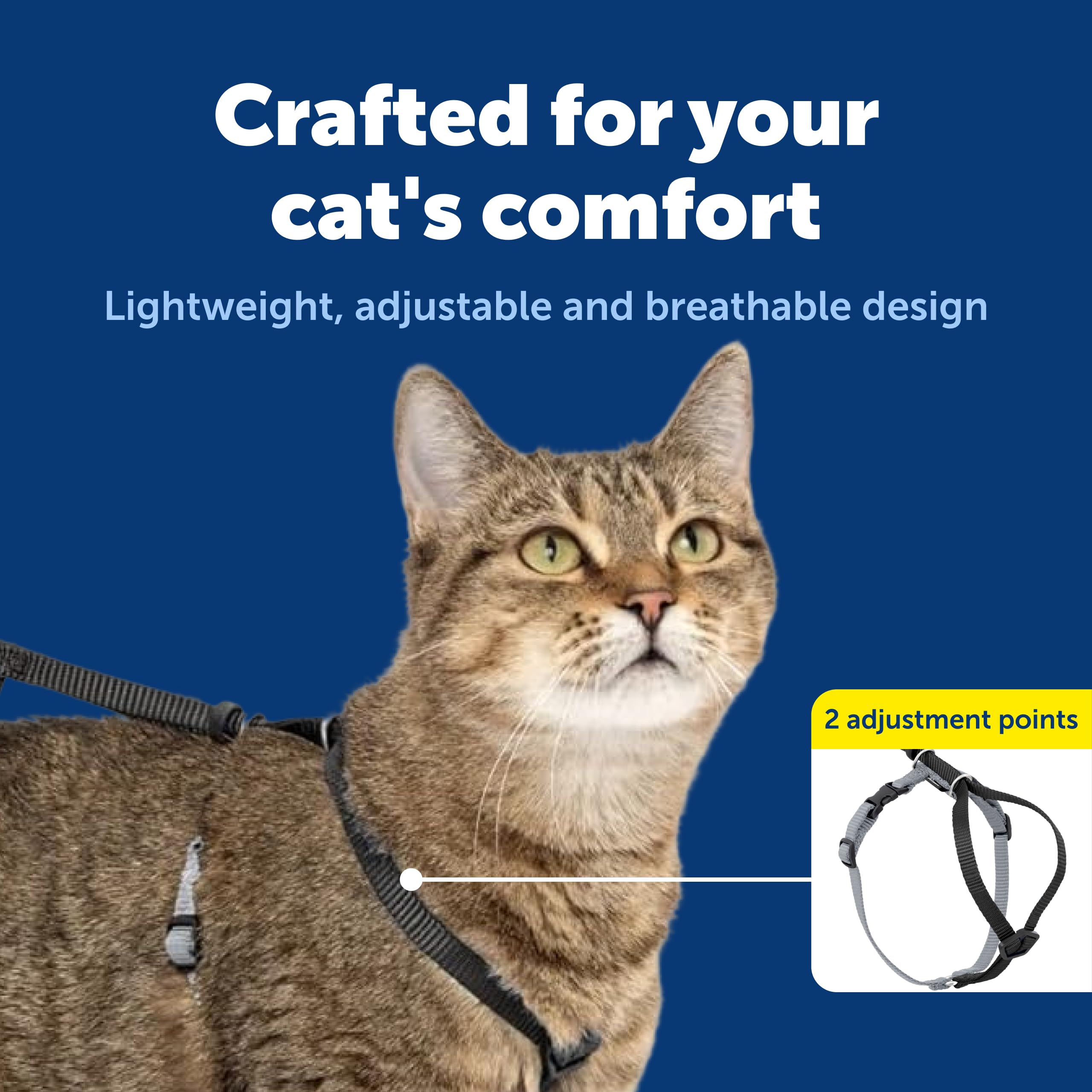 PetSafe harnais zoom tissu nylon respirant offrant confort et durabilité