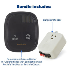PetSafe parafoudre LP-4100-1 branché protège l’émetteur contre les surtensions