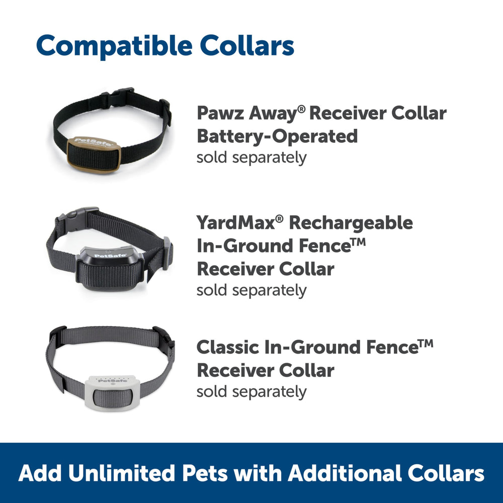 PetSafe boîte et contenu prêts à l'installation avec instructions claires
