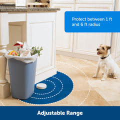 PetSafe comparaison taille dans la main pour visualiser compacité