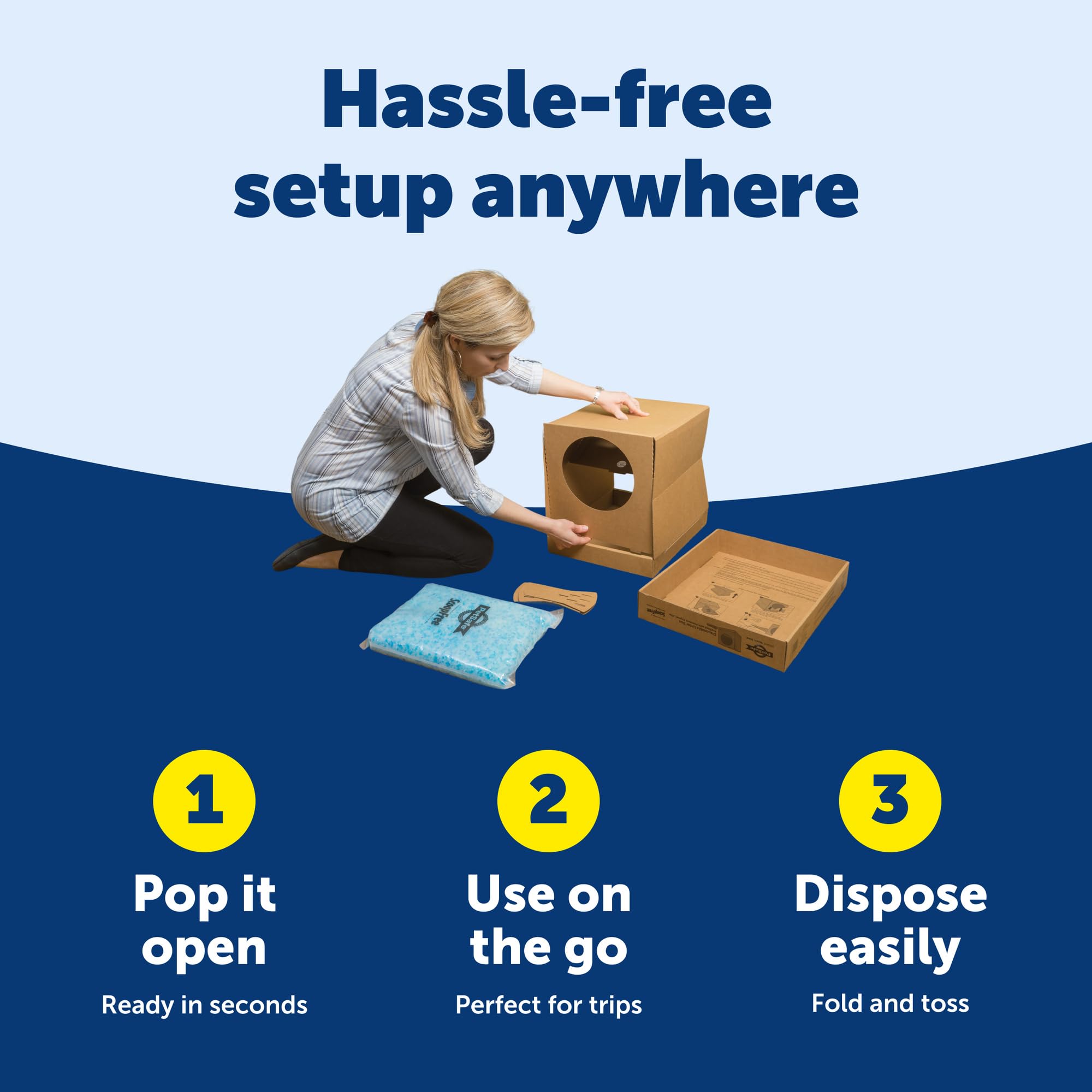 PetSafe huit pelles jetables incluses pour nettoyage hygiénique