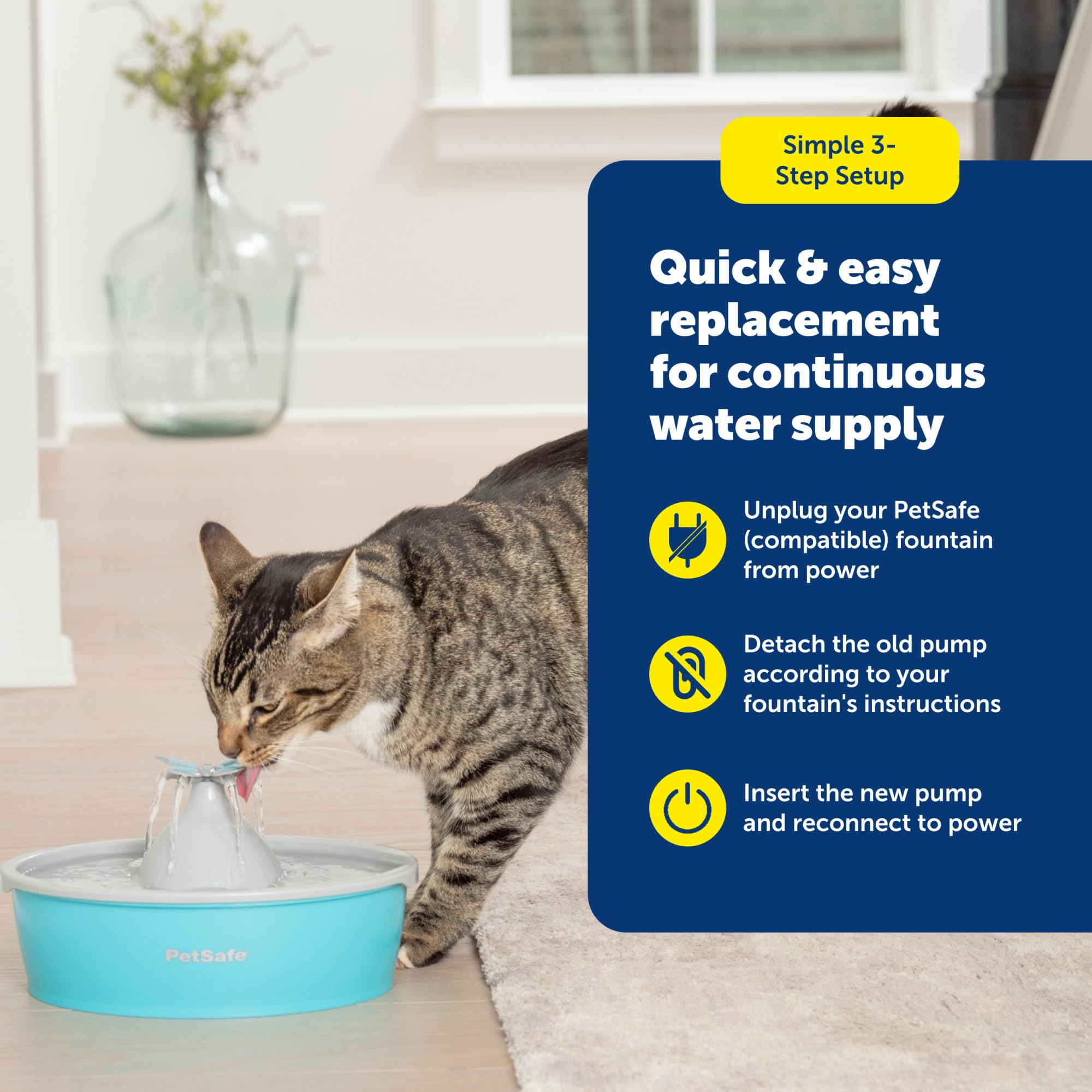 PetSafe adaptateur et câble fournis pour branchement simple et dépannage