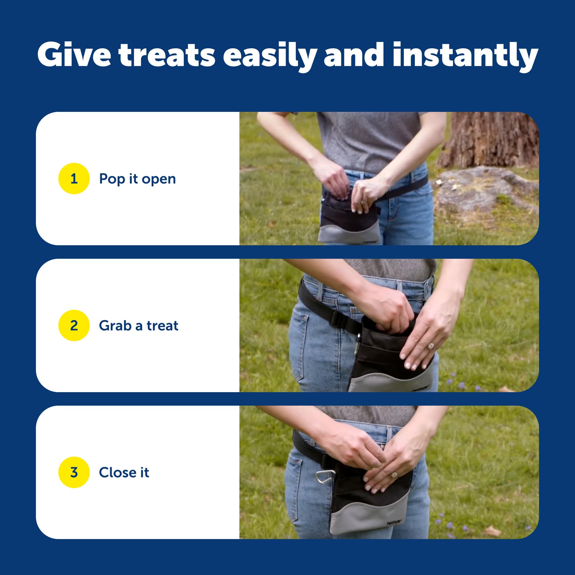 PetSafe portée sur ceinture avec clip et sangle réglable pour confort