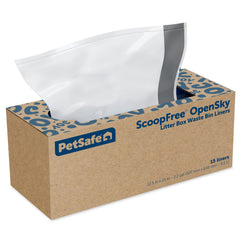 PetSafe vue avant du paquet montrant la boîte et la marque, rangement pratique
