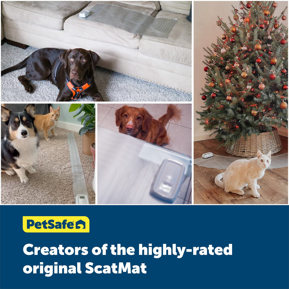 PetSafe ScatMat plié pour rangement facile et transport pratique
