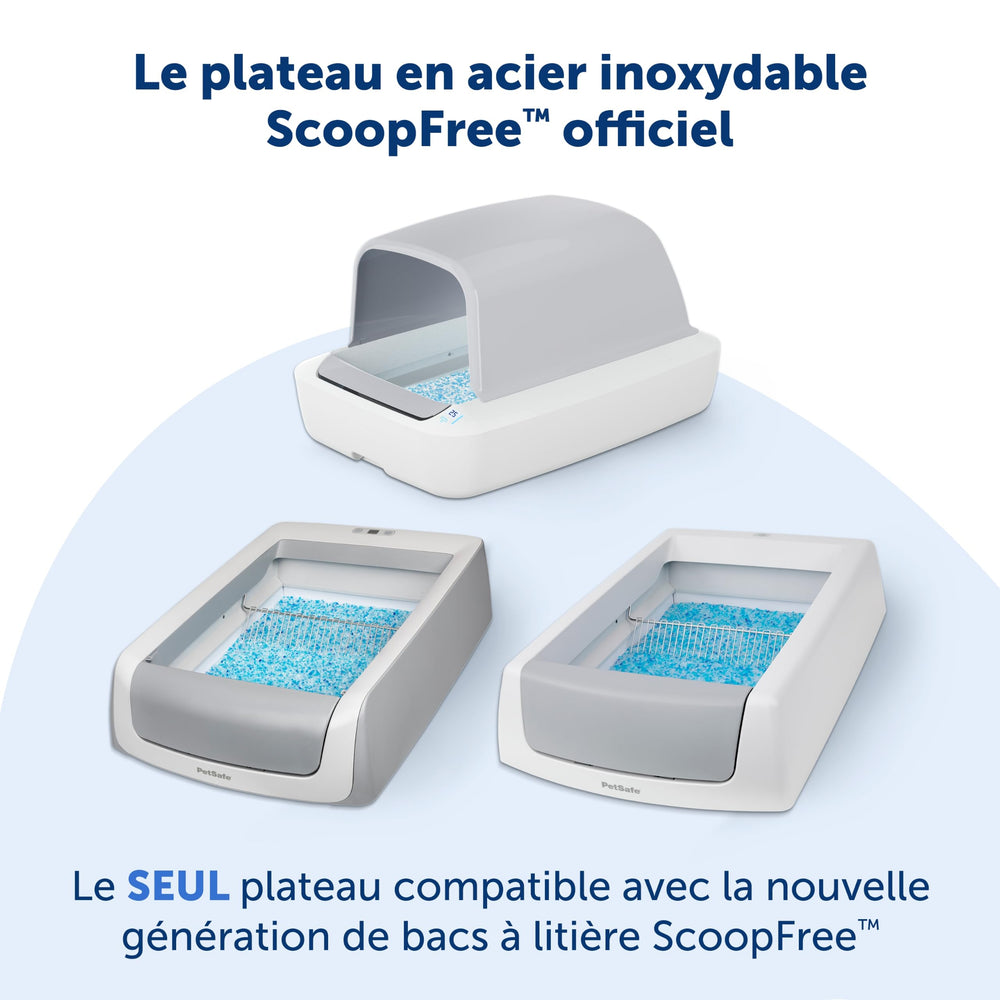 PetSafe gros plan acier inoxydable 304 montrant surface résistante aux taches