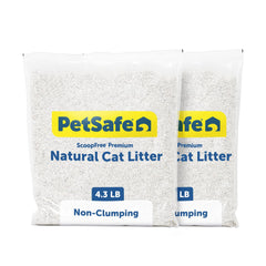 PetSafe emballage avant montrant le lot de deux sacs, qualité et longévité
