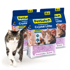 PetSafe ScoopFree emballage face montrant le format pack et bénéfice économie