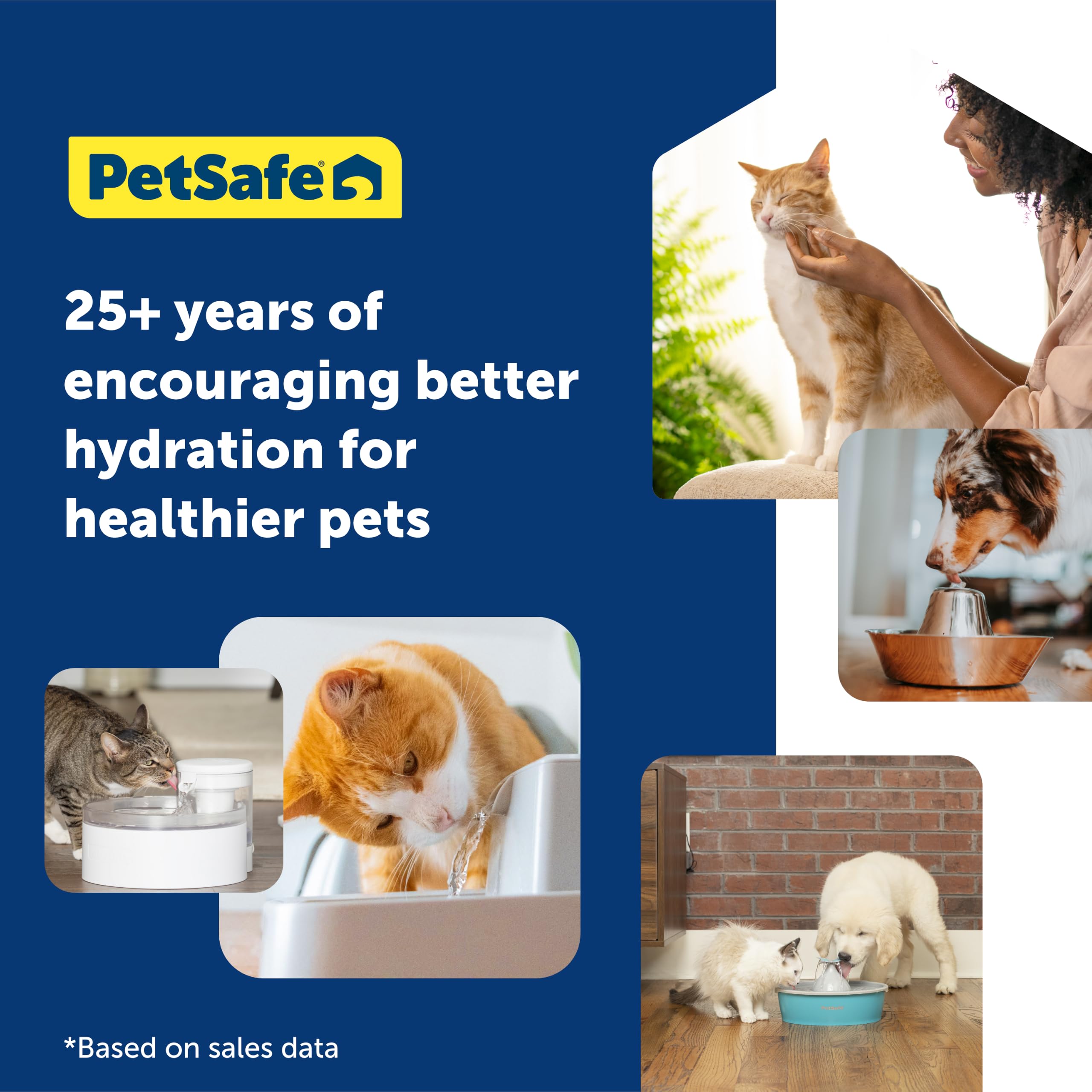 PetSafe Viva Pet ensemble de pièces compatibles lave-vaisselle pour entretien simplifié