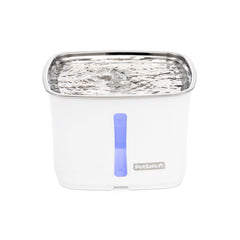 PetSafe Viva Pet fontaine face avant montrant design moderne et gain de fraîcheur