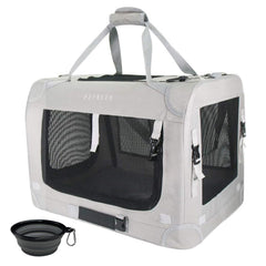 Petseek face avant du transporteur grand montrant l'accès facile et la ventilation